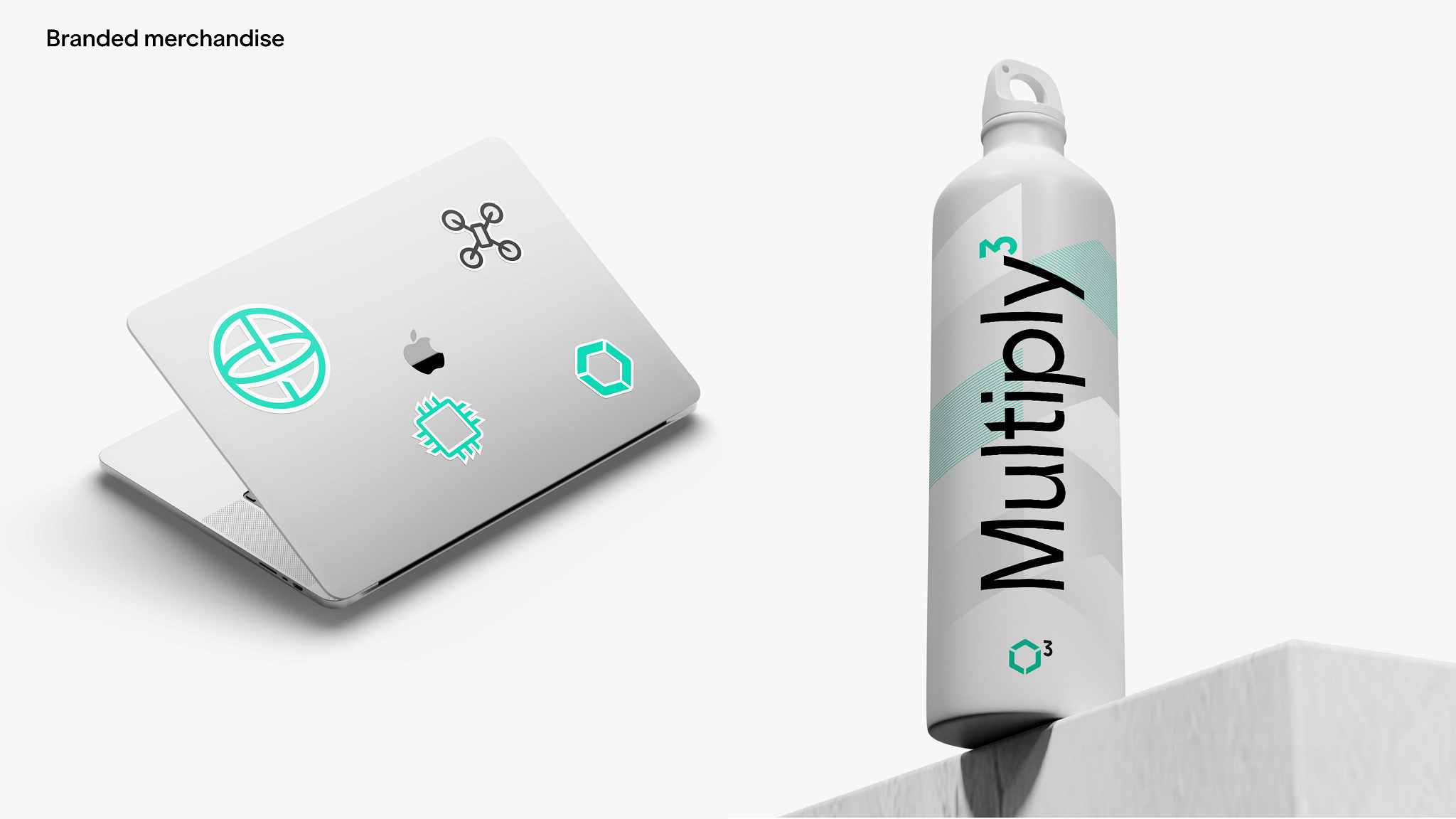 stickers and bottles